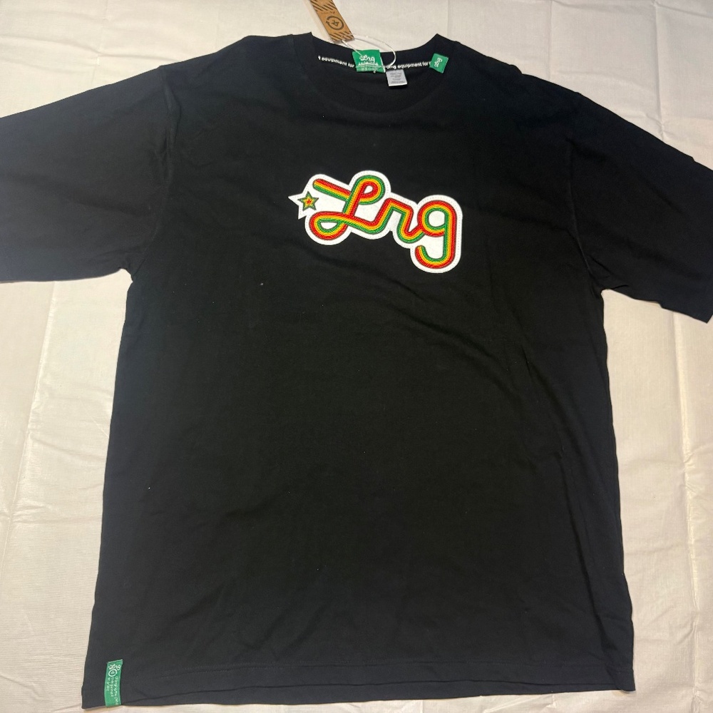 LRG Reggae T-shirt Embroidered LRG logo on the front Heavy cotton shirt 3XL